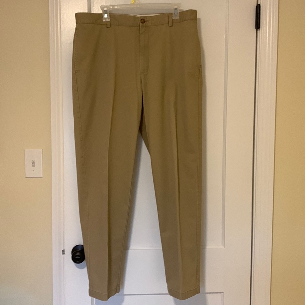 L.L. Bean flat front khaki pants